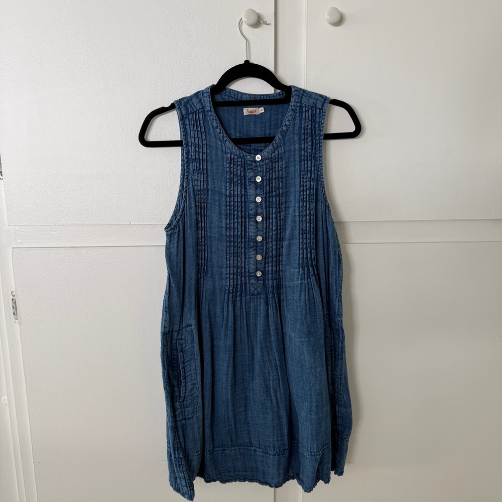 Faherty Dream Cotton Gauze Isha Dress - Picture 6 of 9